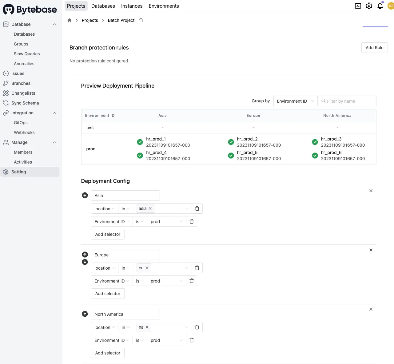 deployment-config-setting