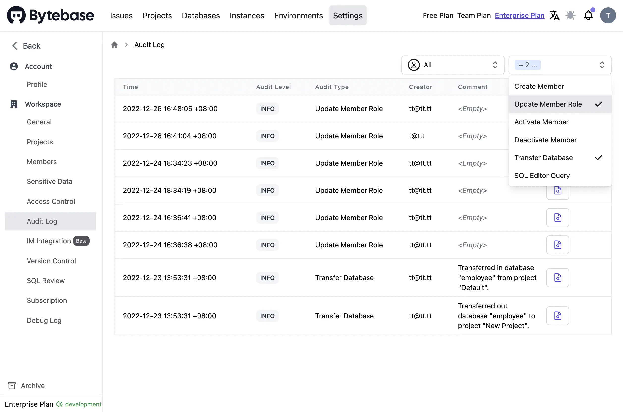 select-multiple-audit-types