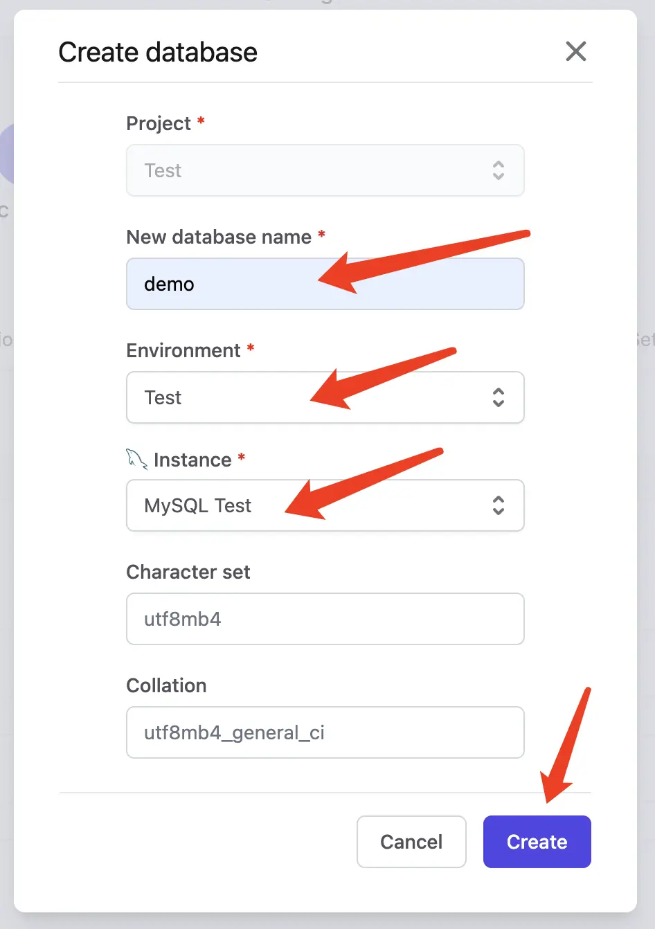 create-db-demo